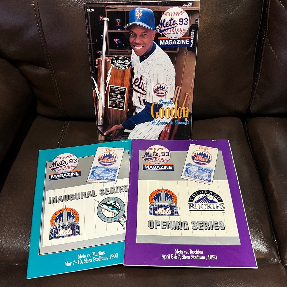 Vintage Collectible 1993 Mets magazine(3)
